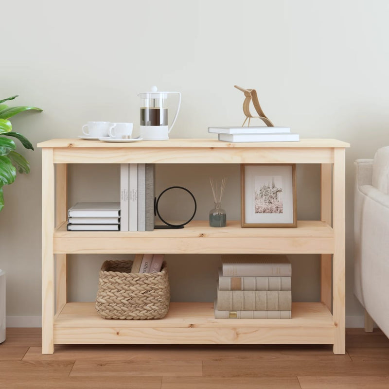 Console Table 110x40x74 cm Solid Wood Pine