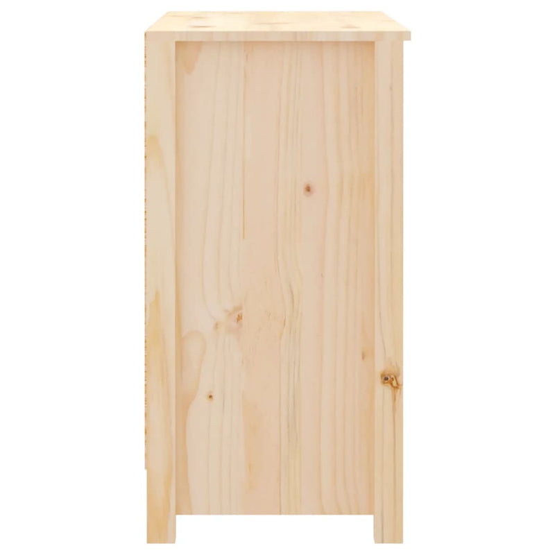 Book Cabinet 80x35x68 cm Solid Wood Pine