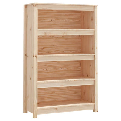 Book Cabinet 80x35x126 cm Solid Wood Pine