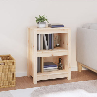 Book Cabinet 50x35x68 cm Solid Wood Pine