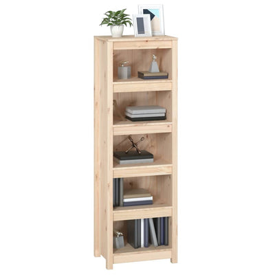 Book Cabinet 50x35x154 cm Solid Wood Pine