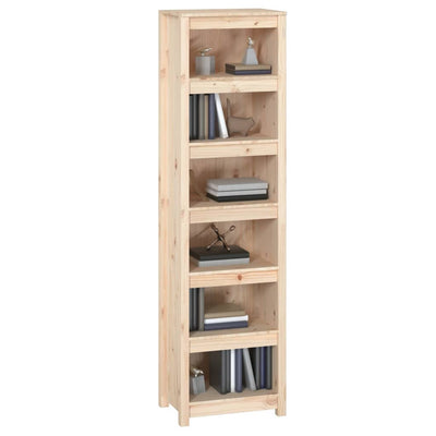 Book Cabinet 50x35x183 cm Solid Wood Pine