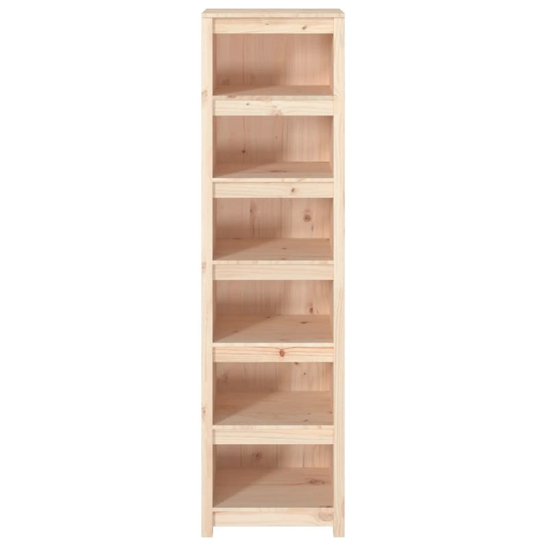 Book Cabinet 50x35x183 cm Solid Wood Pine