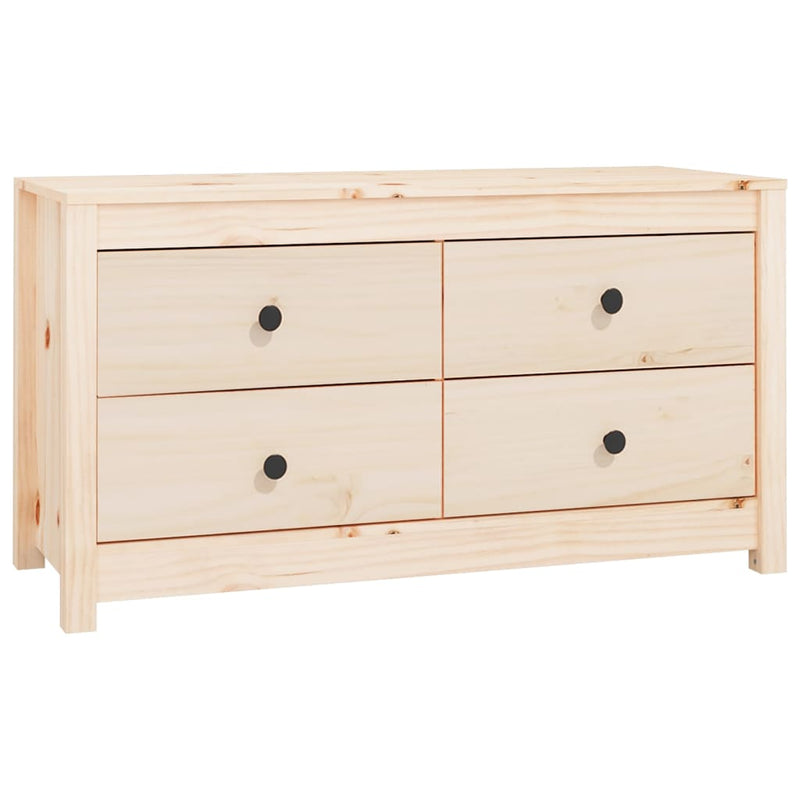 Side Cabinet 100x40x54 cm Solid Wood Pine