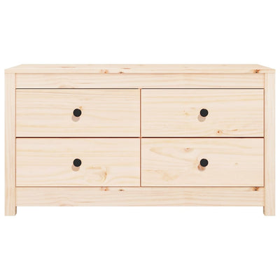 Side Cabinet 100x40x54 cm Solid Wood Pine