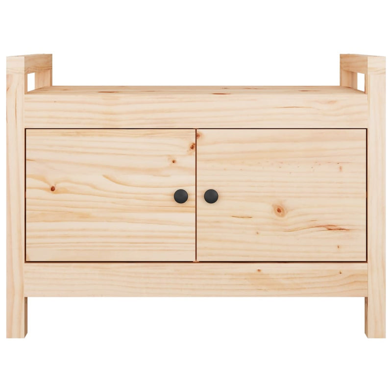 Hall Bench 80x40x60 cm Solid Wood Pine