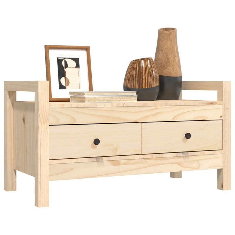 Hall Bench 80x40x43 cm Solid Wood Pine