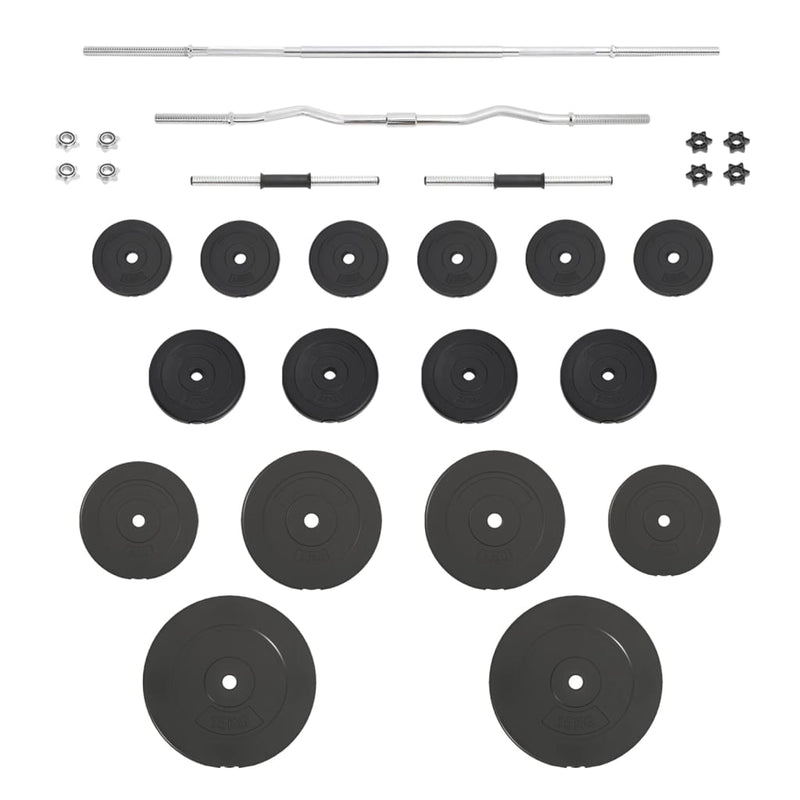 Barbell and Dumbbell with Plates Set 90 kg