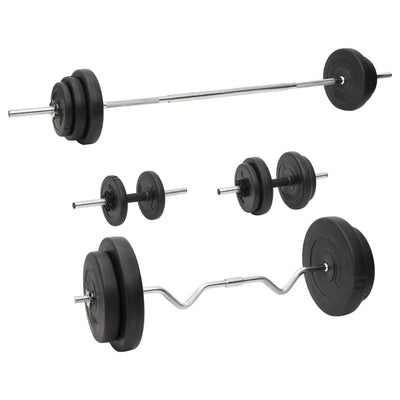 Barbell and Dumbbell with Plates Set 90 kg