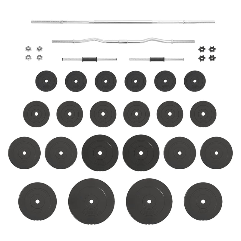 Barbell and Dumbbell with Plates Set 120 kg