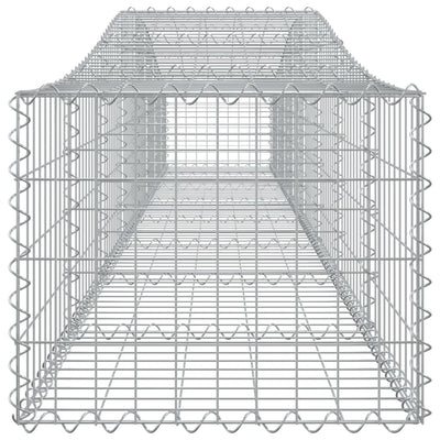 Arched Gabion Baskets 3 pcs  400x50x40/60 cm Galvanised Iron