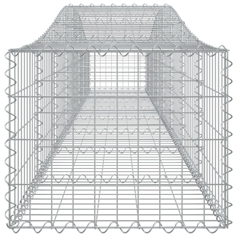 Arched Gabion Baskets 3 pcs  400x50x40/60 cm Galvanised Iron