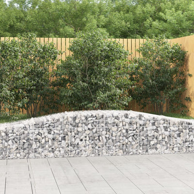 Arched Gabion Baskets 3 pcs  400x50x40/60 cm Galvanised Iron