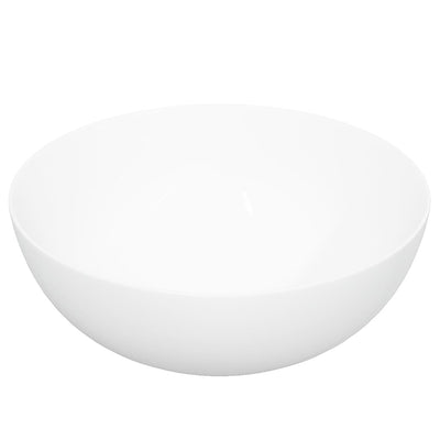 Wash Basin White 36x15 cm Ceramic Round