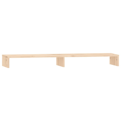 Monitor Stand 100x27x10 cm Solid Wood Pine