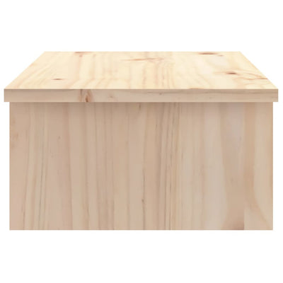 Monitor Stand 50x27x15 cm Solid Wood Pine