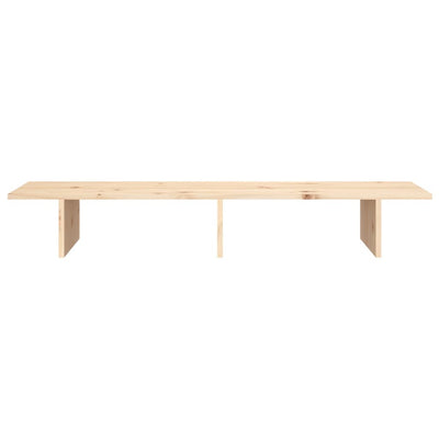 Monitor Stand 100x27x15 cm Solid Wood Pine