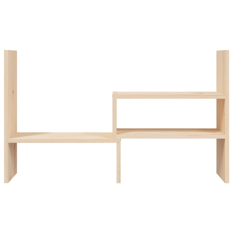 Monitor Stand (39-72)x17x43 cm Solid Wood Pine