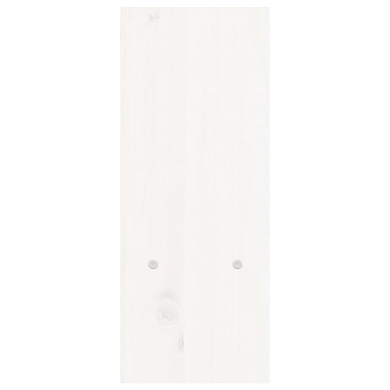 Monitor Stand White (39-72)x17x43 cm Solid Wood Pine