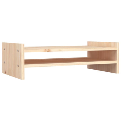 Monitor Stand 50x27x15 cm Solid Wood Pine