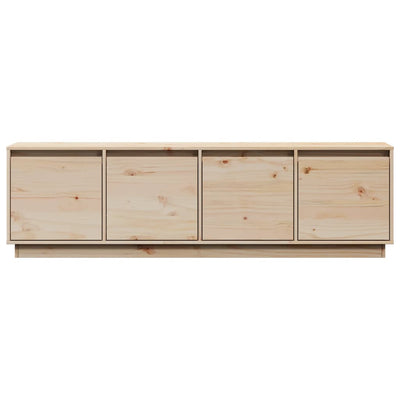 TV Cabinet 156x37x45 cm Solid Wood Pine