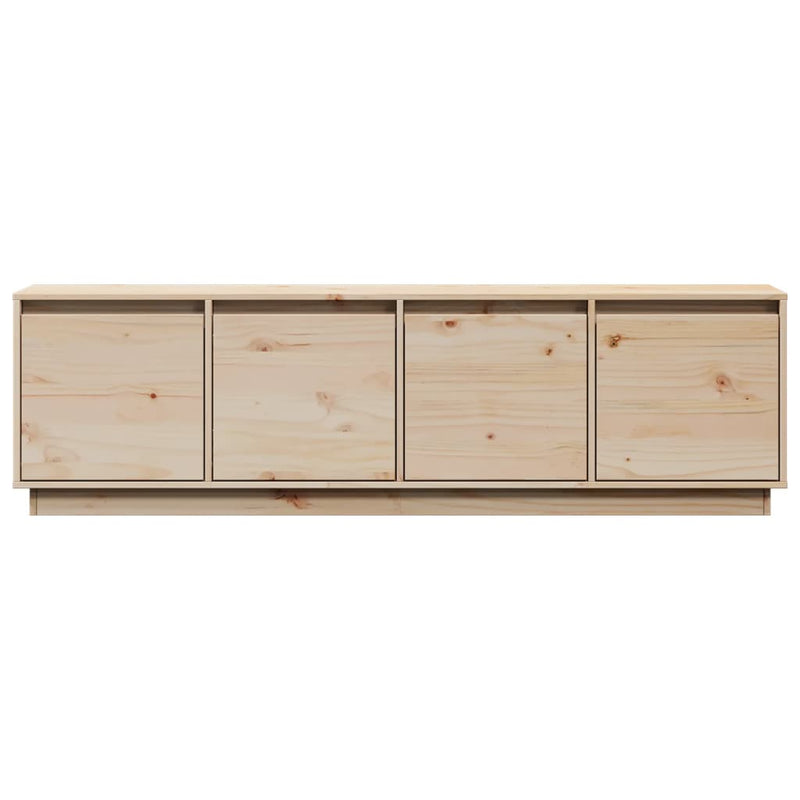 TV Cabinet 156x37x45 cm Solid Wood Pine