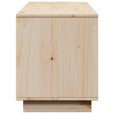 TV Cabinet 156x37x45 cm Solid Wood Pine
