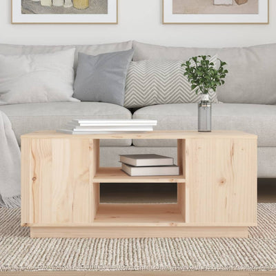 Coffee Table 90x49x40.5 cm Solid Wood Pine