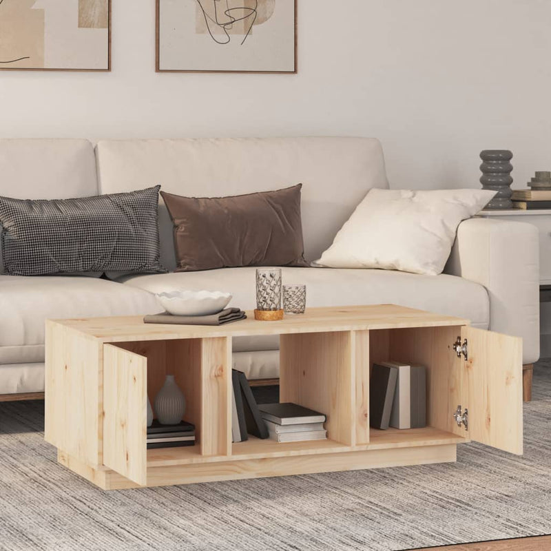 Coffee Table 110x50x40 cm Solid Wood Pine