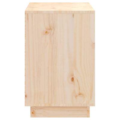 Shoe Cabinet 110x34x52 cm Solid Wood Pine