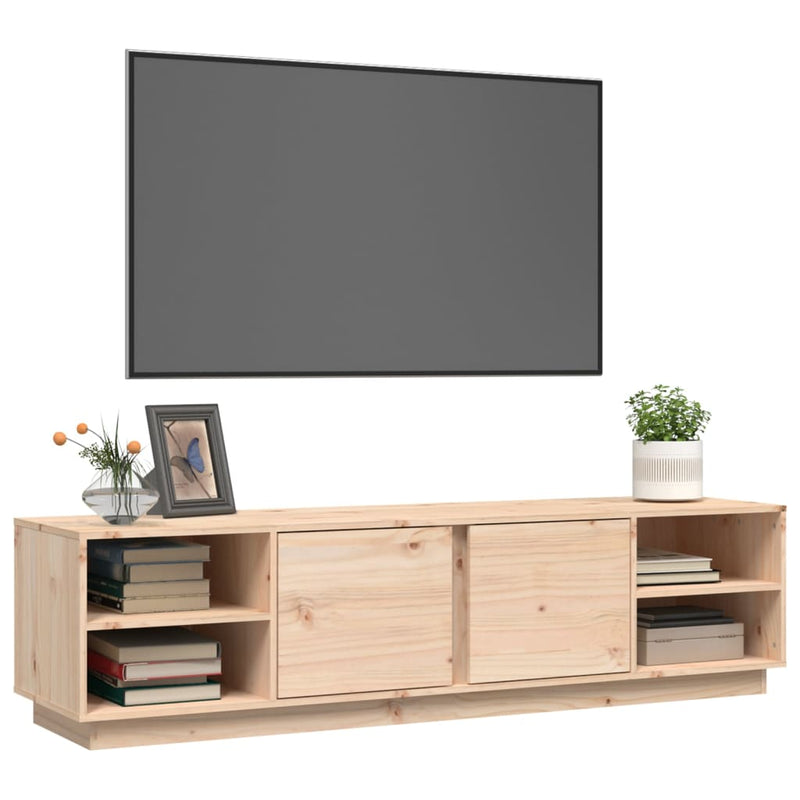 TV Cabinet 156x40x40 cm Solid Wood Pine