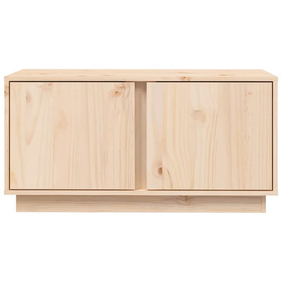 TV Cabinet 80x35x40.5 cm Solid Wood Pine