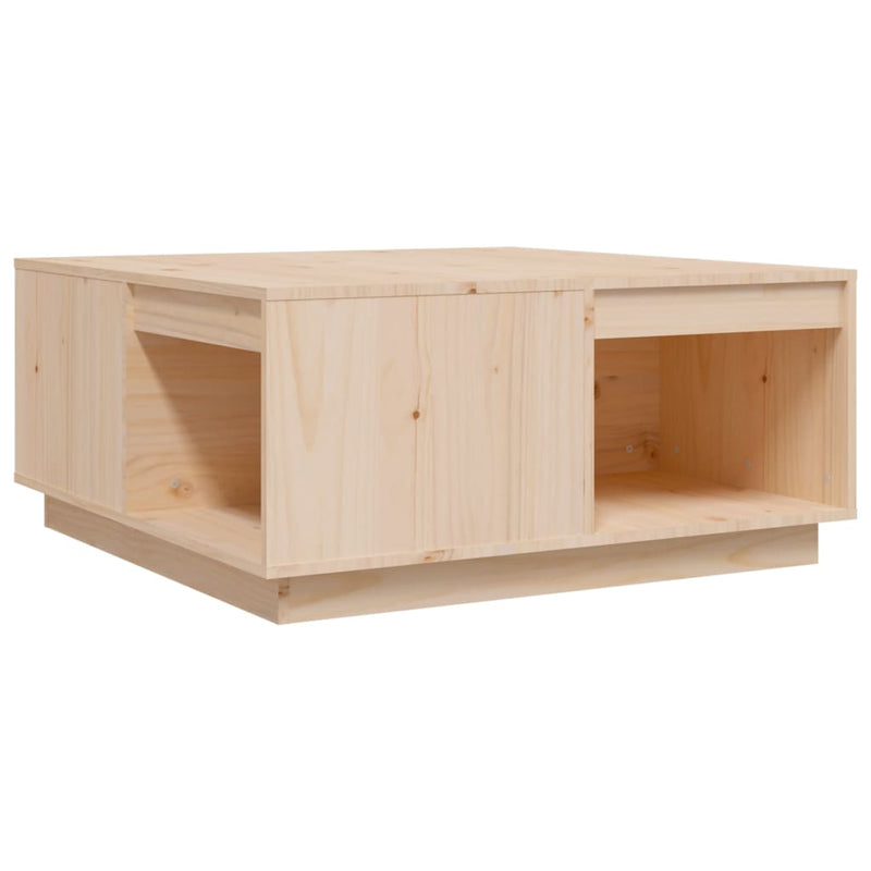 Coffee Table 80x81x36.5 cm Solid Wood Pine