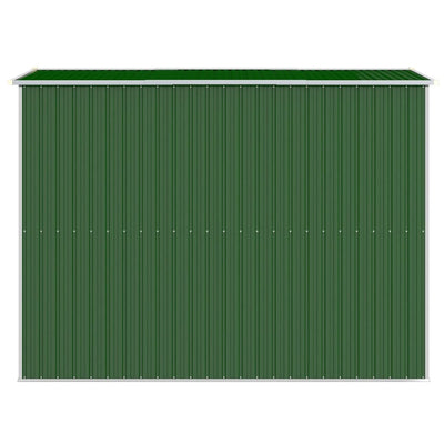 Garden Shed Green 192x274x223 cm Galvanised Steel