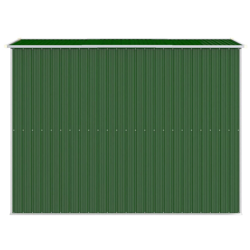 Garden Shed Green 192x274x223 cm Galvanised Steel