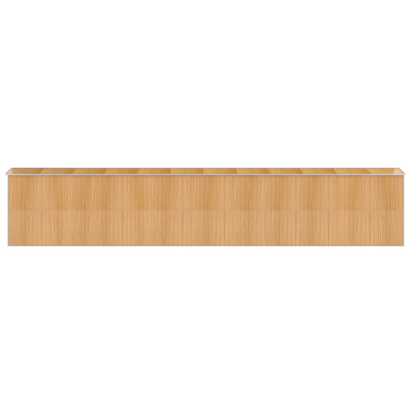 Garden Shed Light Brown 192x1021x223 cm Galvanised Steel