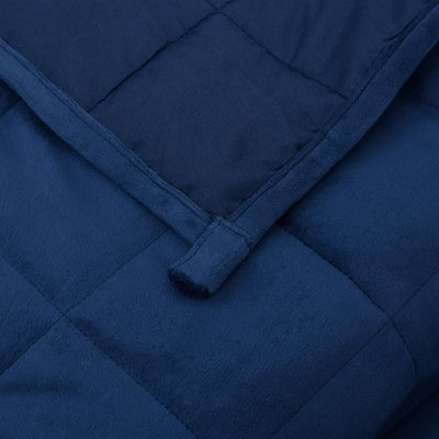 Weighted Blanket Blue 150x200 cm 7 kg Fabric