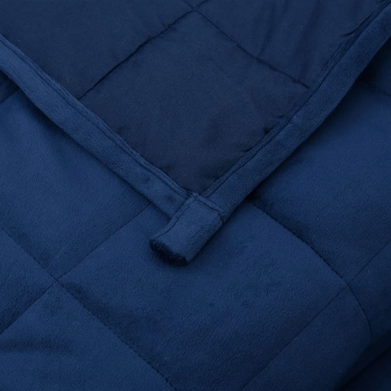 Weighted Blanket Blue 150x200 cm 7 kg Fabric