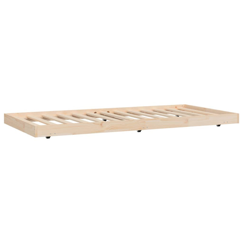 Bed Frame without Mattress 90x190 cm Solid Wood Pine