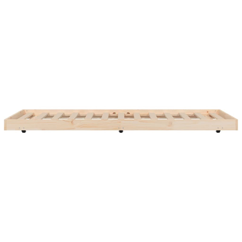 Bed Frame without Mattress 90x190 cm Solid Wood Pine