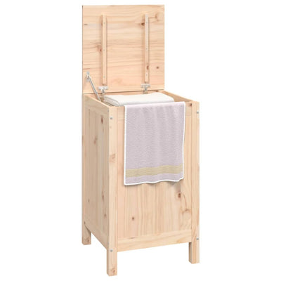 Laundry Box 44x44x76 cm Solid Wood Pine