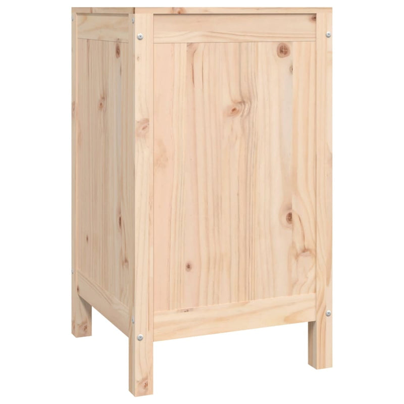 Laundry Box 44x44x76 cm Solid Wood Pine