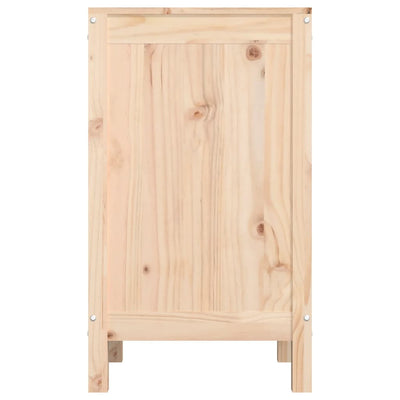 Laundry Box 44x44x76 cm Solid Wood Pine