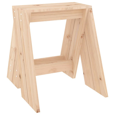 Stools 2 pcs 40x40x45 cm Solid Wood Pine