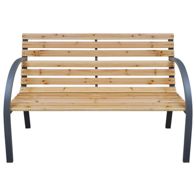 Garden Bench 112 cm Solid Wood Fir