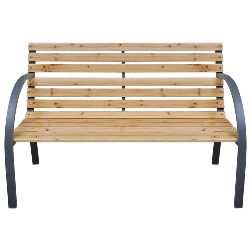 Garden Bench 112 cm Solid Wood Fir