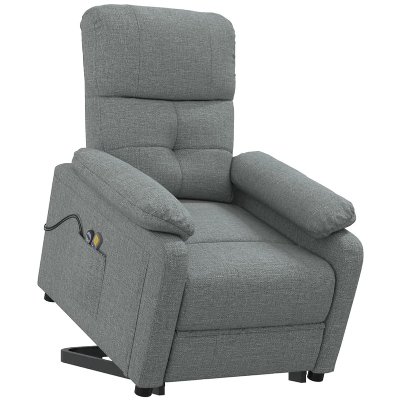 Stand up Massage Chair Dark Grey Fabric