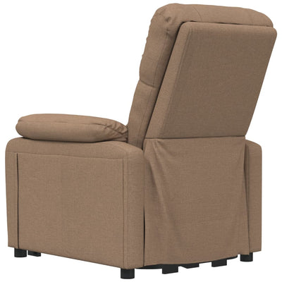 Stand up Massage Chair Brown Fabric