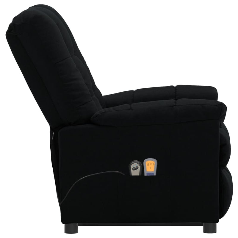 Stand up Massage Chair Black Fabric