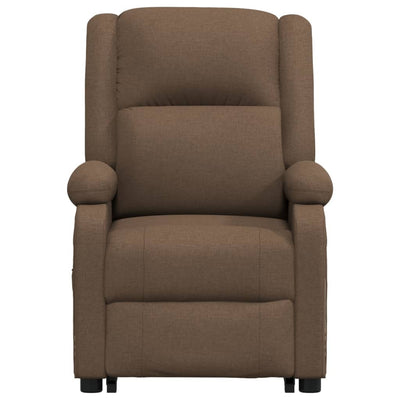 Stand up Massage Chair Brown Fabric